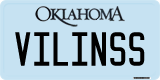 Oklahoma, Vanity Plates