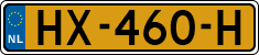 License plate of the Netherlands, Cars
