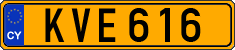 License plate of Cyprus, Regular plates