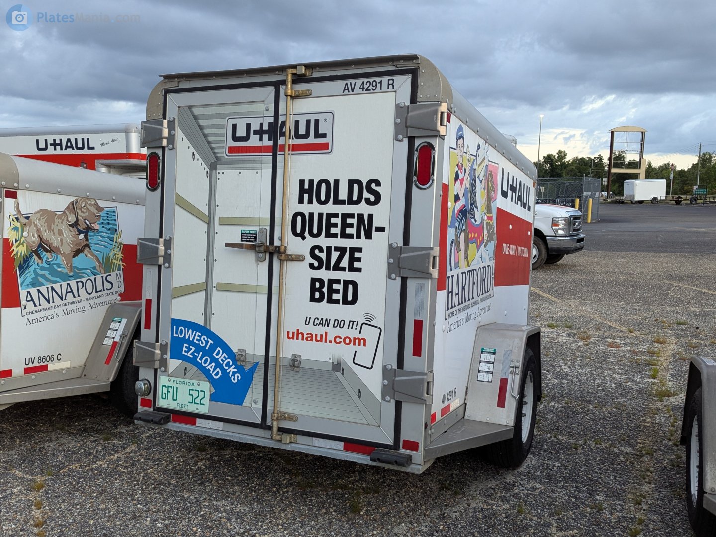 GFU 522, U-Haul 5' x 8' Cargo Trailer (AV) 