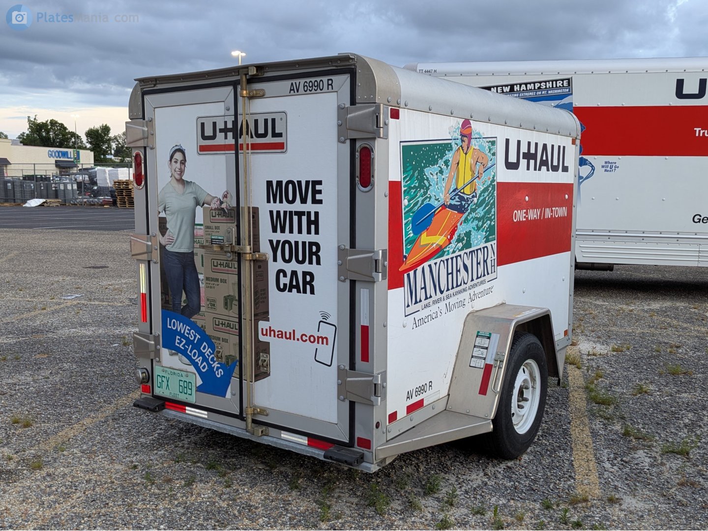 GFX 689, U-Haul 5' x 8' Cargo Trailer (AV) 