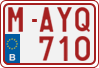License plate of Belgium, Regular plates (2010)