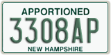 New Hampshire, Apportioned (XXXXXX)