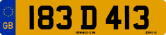 License plate of the United Kingdom, Diplomatic