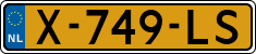 License plate of the Netherlands, Cars