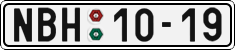 License plate of the Czech Republic, Cars (1960)
