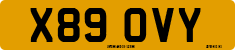 License plate of the United Kingdom, 1983 year system