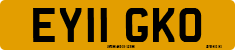 License plate of the United Kingdom, 2001 year system