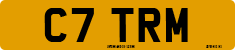 License plate of the United Kingdom, 1983 year system