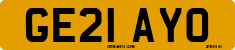 License plate of the United Kingdom, 2001 year system
