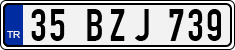 License plate of Turkey, Regular plates