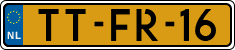 License plate of the Netherlands, Cars