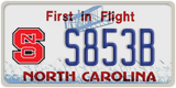 North Carolina, Specialty plates (XXXX(X))