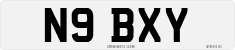 License plate of the United Kingdom, 1983 year system