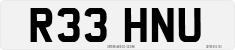 License plate of the United Kingdom, 1983 year system