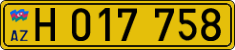 License plate of Azerbaijan, Foreign citizens and enterprises