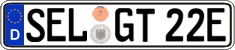 German license plate, Electric vehicles