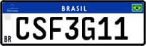 License plate of Brazil, Private owners (Mercosul)