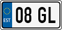 License plate of Estonia, Motorcycles