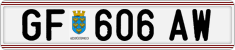 License plate of Austria, Regular plates