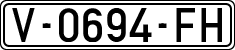 License plates of Spain, 1971 year series