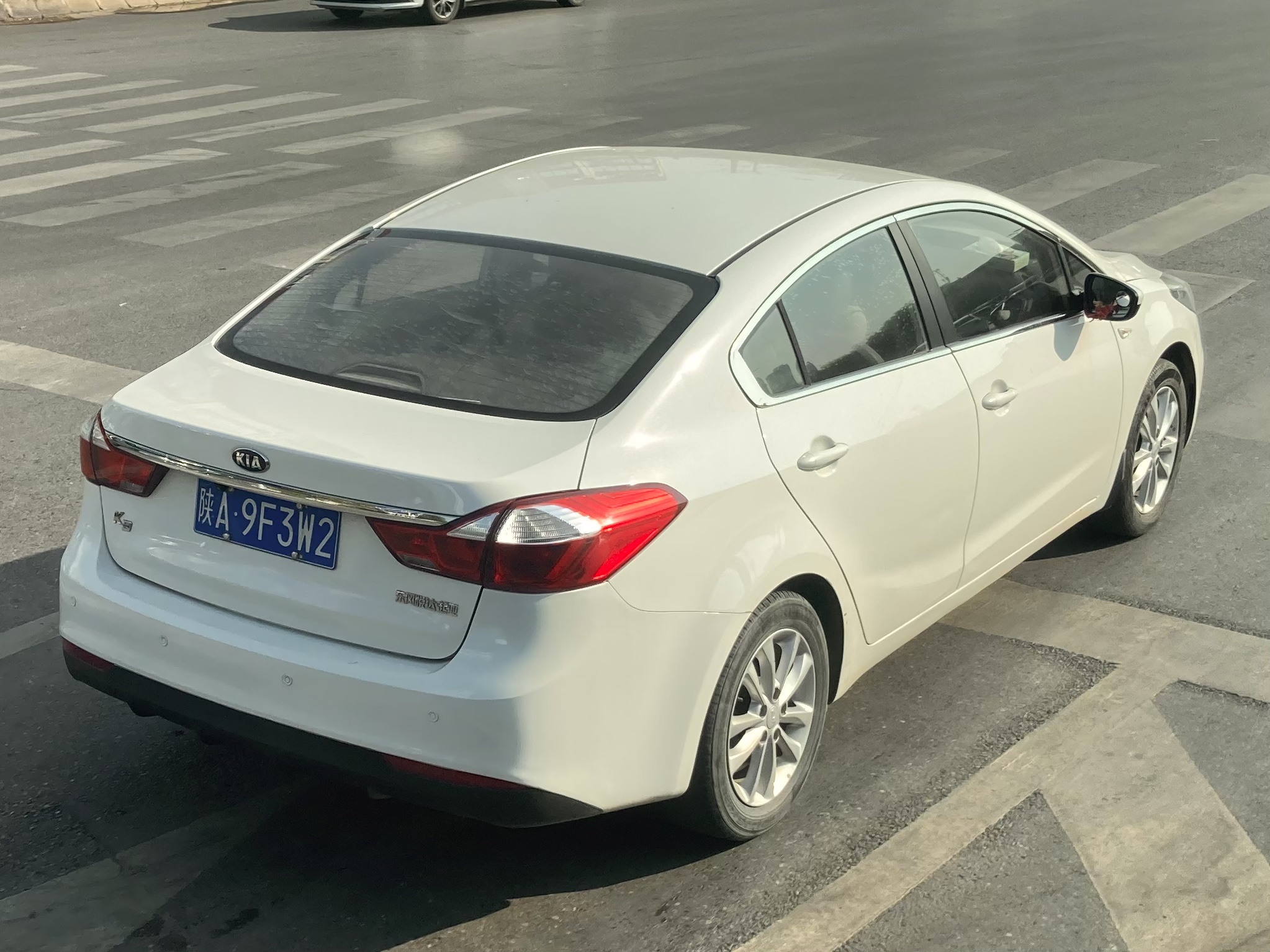 陕A·9F3W2, Kia K3 1st gen Sedan (YD; CN-market), 2nd facelift, 2016–2019