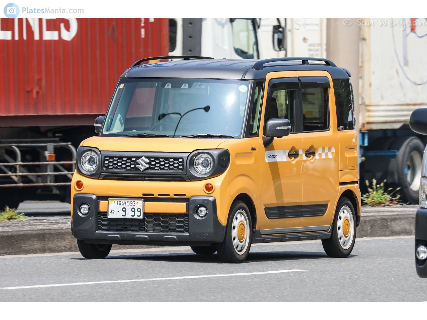 横浜 593 ね 999, Suzuki Spacia 2nd gen Gear (MK53S), 2018–2023