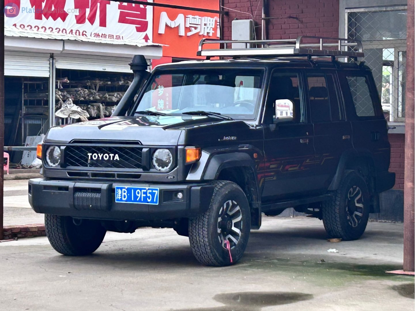 津B·19F57, Toyota Land Cruiser 70 5-door SUV (J76), 2nd facelift, 2023–