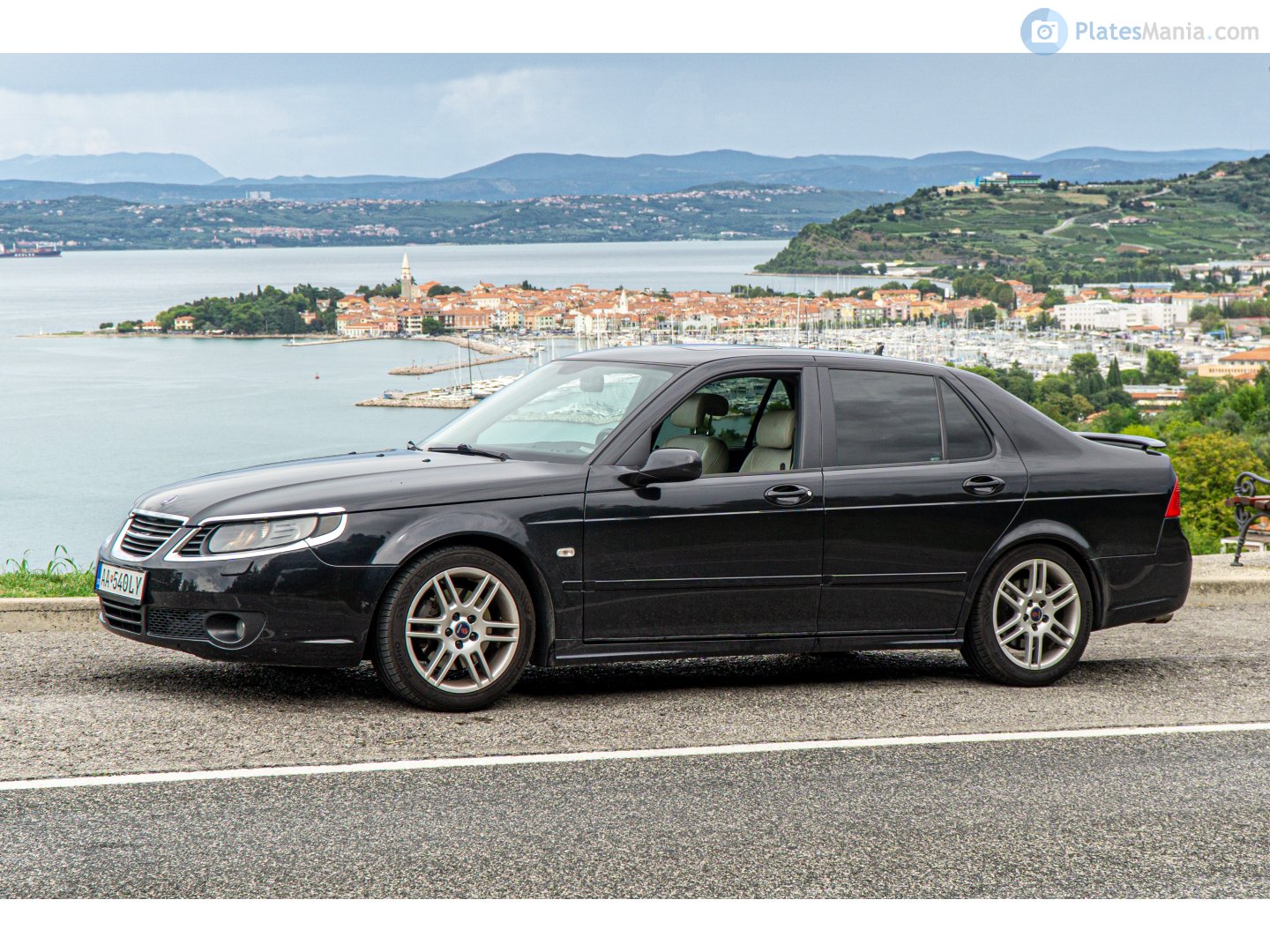 AA 540LY, SAAB 9-5 1st gen Sedan (YS3E), 2nd facelift, 2005–2009