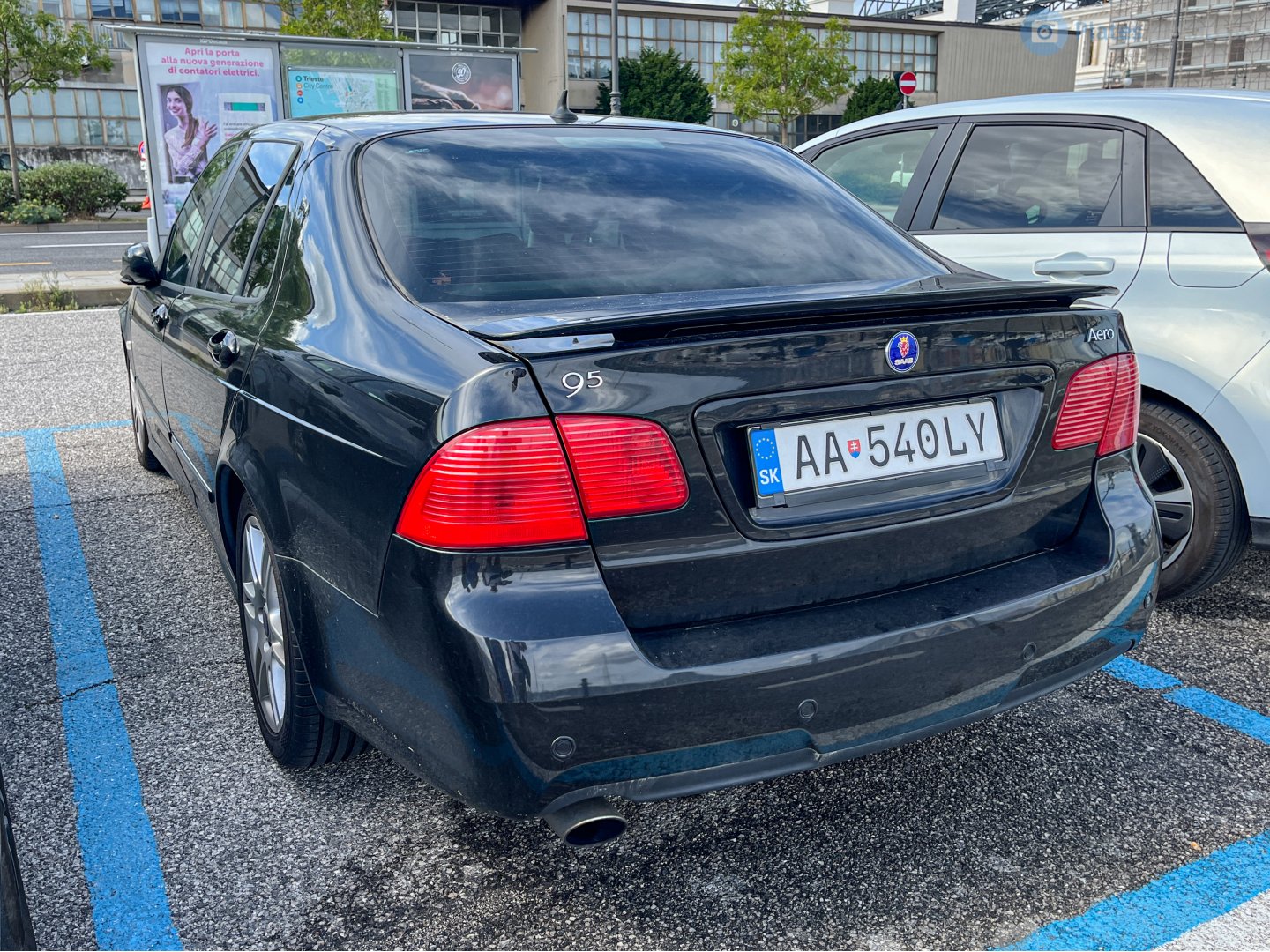 AA 540LY, SAAB 9-5 1st gen Sedan (YS3E), 2nd facelift, 2005–2009
