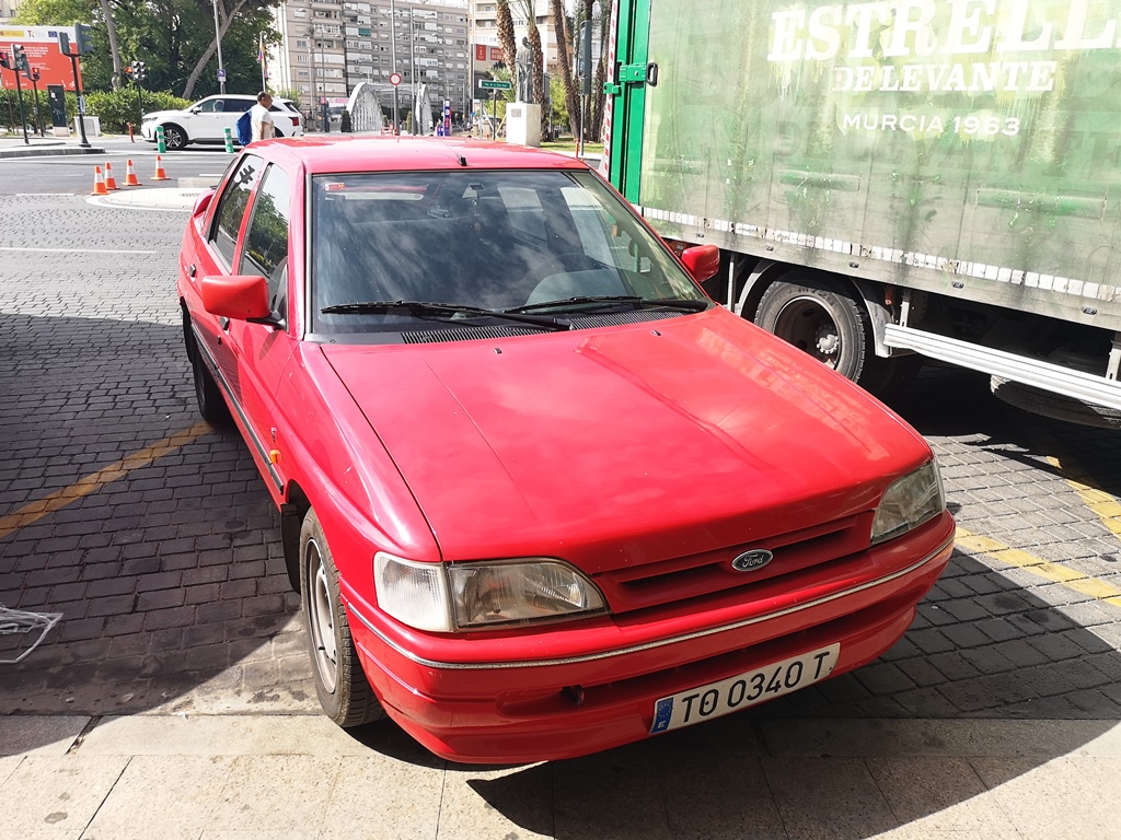 TO 0340 T, Ford Escort 5th gen 5-door Hatch (AAL; Global-market), 1990–1995 (–1996 for LATAM-market)