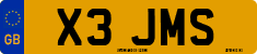 License plate of the United Kingdom, 1983 year system