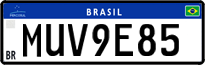 License plate of Brazil, Private owners (Mercosul)