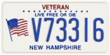 New Hampshire, Veteran (V12345/ 1234)