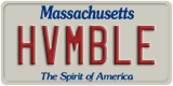 Massachusetts, Vanity Plates