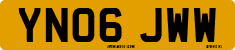 License plate of the United Kingdom, 2001 year system