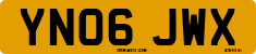 License plate of the United Kingdom, 2001 year system