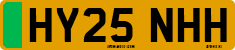 License plate of the United Kingdom, 2001 year system
