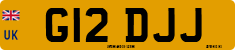 License plate of the United Kingdom, 1983 year system