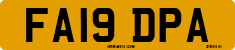 License plate of the United Kingdom, 2001 year system