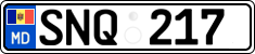 License plate of Moldova, Cars (2015)