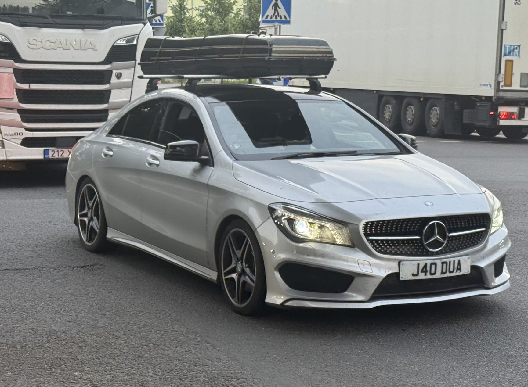 J40DUA, Mercedes-Benz CLA-Klasse 1st gen 4-door Coupé (C117), 2013–2019