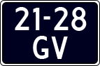 License plate of the Netherlands, Border Traffic (1953-2021 system)