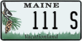Maine, Low Number (12345 A)