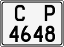 License plate of Bulgaria, Motorcycles
