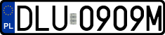 License plates of Poland, Regular car plates