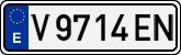 License plates of Spain, 1971 year series