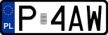 License plates of Poland, Regular car plates