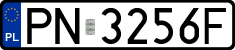 License plates of Poland, Regular car plates