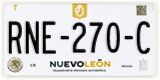 Nuevo León, Cars (AAA-000-A)